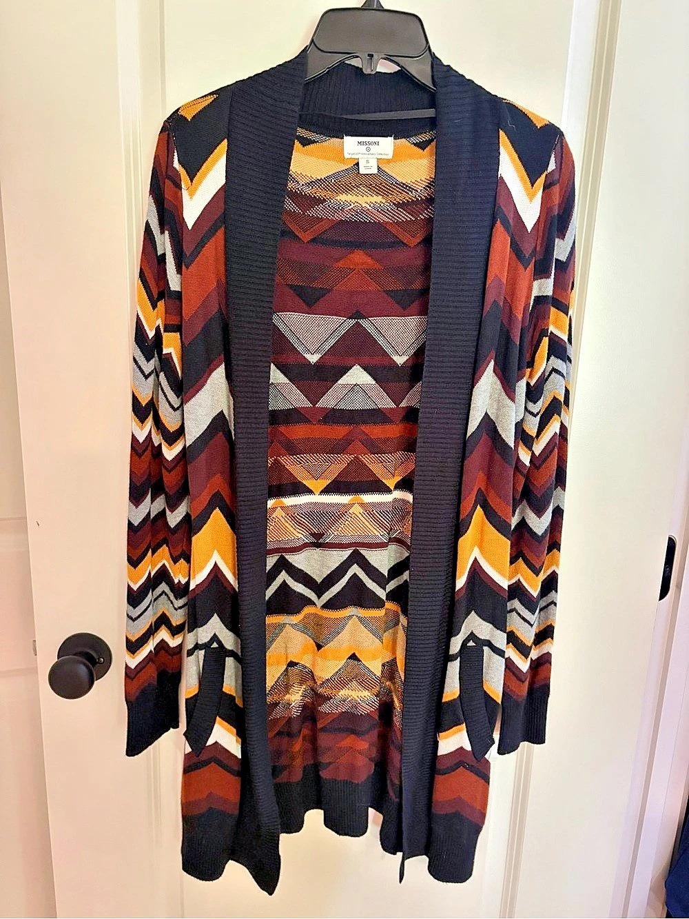 Missoni Target 20th Anniversary Collection Chevron Cardigan Size Small
